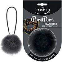 Ароматизатор в авто Tasotti POM POM Black Noir (Свежесть)