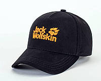 Бейсболка с вышивкой Jack Wolfskin черный/желтый 54-56