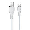 Кабель зарядний USB — Lightning Baseus Pudding Charging+Data 2.4 A 1.2 м White (P10355700221-00), фото 2