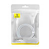 Кабель зарядний USB — Lightning Baseus Pudding Charging+Data 2.4 A 1.2 м White (P10355700221-00), фото 7