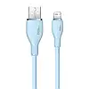 Кабель зарядний USB — Lightning Baseus Pudding Charging+Data 2.4 A 1.2 м Blue (P10355700311-00), фото 3