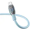 Кабель зарядний USB — Lightning Baseus Pudding Charging+Data 2.4 A 1.2 м Blue (P10355700311-00), фото 5