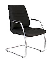 Кресло офисное Iris steel CF LB подлокотники 1.043, экокожа Eco-30 (Новый Стиль ТМ)