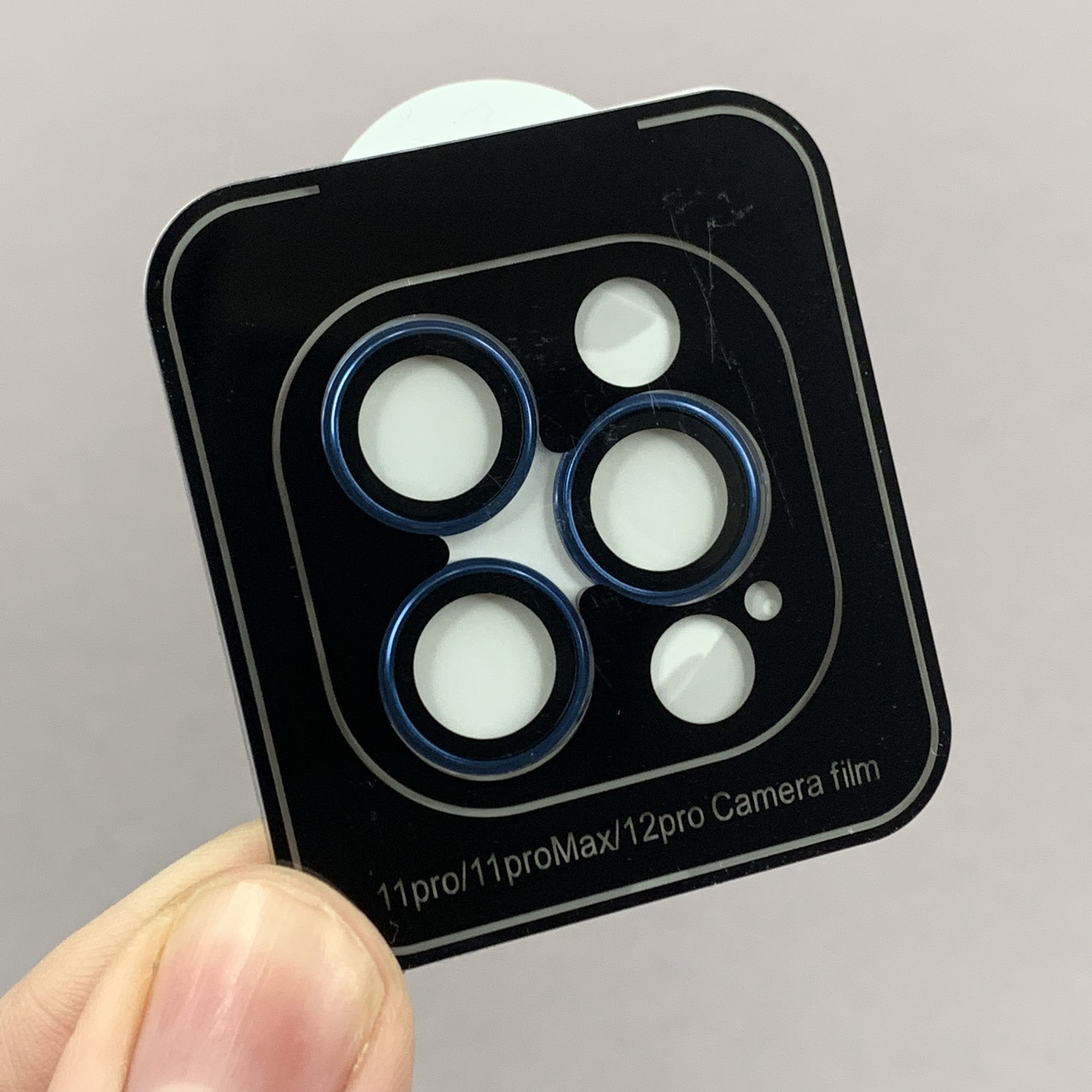 Захисне скло на камеру Apple iPhone 11 Pro Max захисні лінзи на камеру айфон 11 про макс синє h3v