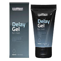 Замедляющий гель для мужчин Cobeco CoolMann Delay Gel 40мл MD, код: 7723831