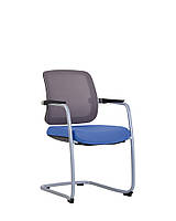 Кресло офисное Absolute NET CF LB каркас alu спинка сетка OP-24, сиденье ткань CN-97 (Новый Стиль ТМ)