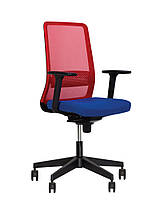Кресло офисное Frame R black механизм ES крестовина PL70 спинка сетка ОР-21, ткань LS-02 (Новый Стиль ТМ)