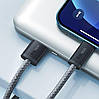 Кабель зарядный Lightning Baseus Dynamic Series 2.4A USB - Lightning 2 м Grey (CALD000516), фото 8