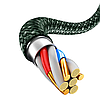 Кабель зарядный Lightning Baseus Dynamic 2 Series 2.4A USB - Lightning 20W 1м Green (CALD040006), фото 5