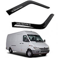 Дефлекторы окон ветровики Mercedes Sprinter 1995-2006 По Двери Скотч 3M Voron Glass