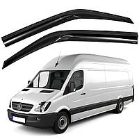 Дефлекторы окон ветровики Mercedes Sprinter W906 2006-2015 По Двери Скотч 3M SunPlex (SP-S-42-6)