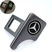 Заглушка ремня безопасности Mercedes-Benz Люминесцентный логотип Темные 1 шт