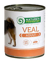 Корм Nature's Protection Adult Veal влажный с телятиной для взрослых собак всех пород 400 гр MD, код: 8452192