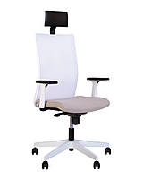 Кресло офисное Air R HR Net white механизм SL крестовина PL71 спинка сетка ОР-20 ткань CN-108 (Новый Стиль ТМ)