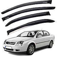 Дефлекторы окон ветровики Opel Vectra C Седан 2002-2008 Voron Glass