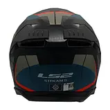 Мотошолом LS2 FF808 Stream II Road Matt Black Blue, фото 2