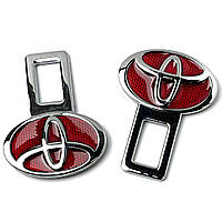 Заглушки ремня безопасности с логотипом Toyota 2 шт