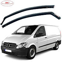 Дефлекторы окон ветровики HIC для Mercedes Vito 639 2003-2014 Вставные Оригинал (MB06-IN)