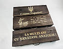 Набір шампурів в дерев'яному кейсі ГОЛД, фото 10