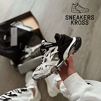 Мужские кроссовки Balenciaga Track 2 Black White, Кроссовки Баленсиага Трек, Balenciaga Track Trainer 37