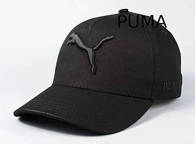 Чорна бейсболка вишивка Puma 54-56