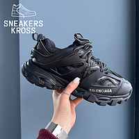 Женские кроссовки Balenciaga Track 3.0 Black, Кроссовки Баленсиага Трек, Balenciaga Track Trainer 36