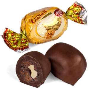 Шоколадные конфеты Дыня с грецким орехом Skava - фото 3 - id-p395587438