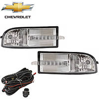 Противотуманные фары Chevrolet Aveo III 2006-2012 51W LED-2W / FOG DRL с электро проводкой (CV304-LED)