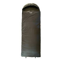 Зимний спальный мешок одеяло Tramp Shypit 500XL Wide с капюшоном правый олива 220 100 (UTRS-0 MD, код: 7784228