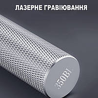 Кистьовий еспандер ножиці сірий 200lb - 90kg. Пружинний еспандер. Еспандер для рук для фітнесу, фото 5