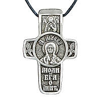 Крест нательный посеребренный Silvering Яна (Жанна) Святая Праведная Иоанна Мироносица 3х1,8х MD, код: 6839303