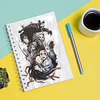 Скетчбук Sketchbook блокнот для рисования с принтом Demon Slayer-Клинок рассекающий демонов 9 MD, код: 8301441