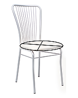 Каркас обеденного стула Neron alu порошковая краска серого цвета, кратность заказа 4 штуки (Новый Стиль ТМ)