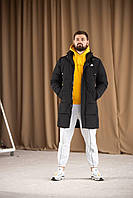 Чоловіча Зимова Курточка Парка Adidas Чорна Тепла Куртка Унісекс Адідас Чорного Кольору Sam