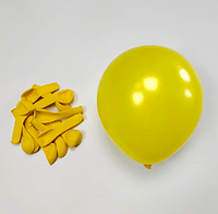Повітряні кулі жовті пастель Gemar Італія 13 см 10 шт.
