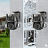 Камера зовнішня поворотна вулична подвійна WIFI DOUL CAM Q-821 FULL-HD 4MP Нічна знімання Чорна, фото 7