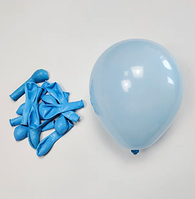 Воздушные шары голубой пастель Gemar Италия 13 см 10 шт