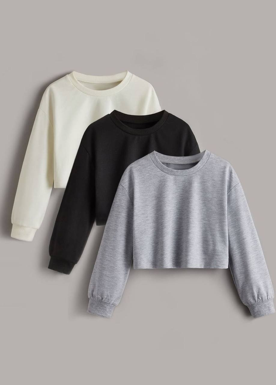 Базова укорочена кофта OVERSIZE крою