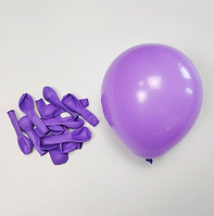 Повітряні кулі фіолетові пастель Gemar Італія 13 см 10 шт.