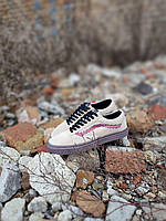 Vans Old Skool x Nintendo Game Over Light Brown кеды женские кроссовки БЕЖЕВЫЕ на темной подошве