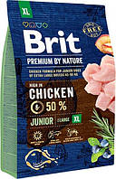 Корм Brit Premium Dog Junior XL сухой с курицей для щенков и молодых собак гигантских пород 3 MD, код: 8451370