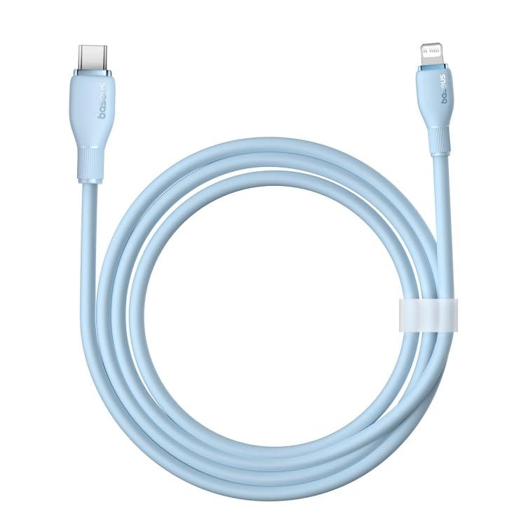 Кабель зарядний Baseus Type-C Lightning Pudding Charging+Data 20 W 2 м Blue (P10355701311-01)
