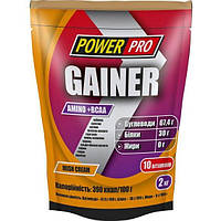Гейнер Power Pro Gainer 2000 g 50 servings Ирландский крем MD, код: 7520038