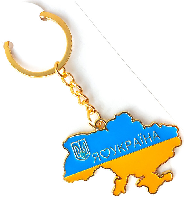 Брелок Мапа України