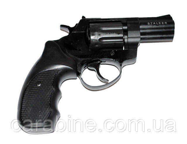 Револьвер под патрон флобера Stalker 2,5, черная пластиковая рукоять Stalker 2,5 пластик