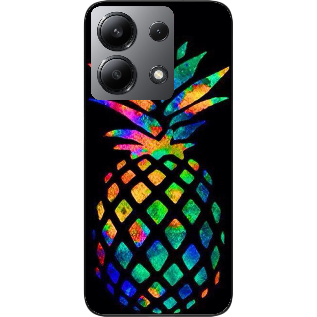Силіконовий чохол Case для Xiaomi Redmi Note 13 4G з картинкою Ананас