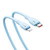 Кабель зарядний Baseus Type-C Lightning Pudding Charging+Data 20 W 2 м Blue (P10355701311-01), фото 4