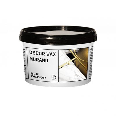 Decor Wax MURANO - спеціальний суперглянцевий віск для декоративних покриттів (300г). Elf