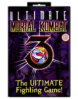 Игра RMC Mega Drive Mortal Kombat 3 Ultimate 90х Английская Версия Без Мануала Б/У