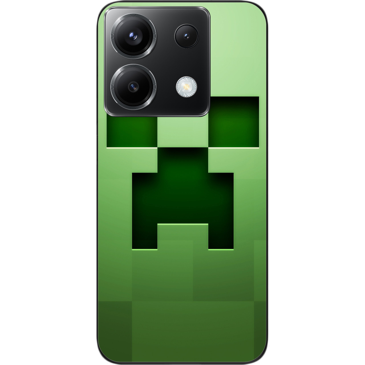 Силіконовий чохол Case для Xiaomi Poco X6 5G з картинкою Крипер